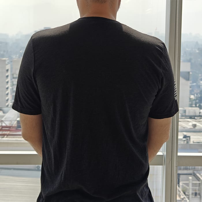 Polera SigSauer Grid Charcoal Black Triblend3