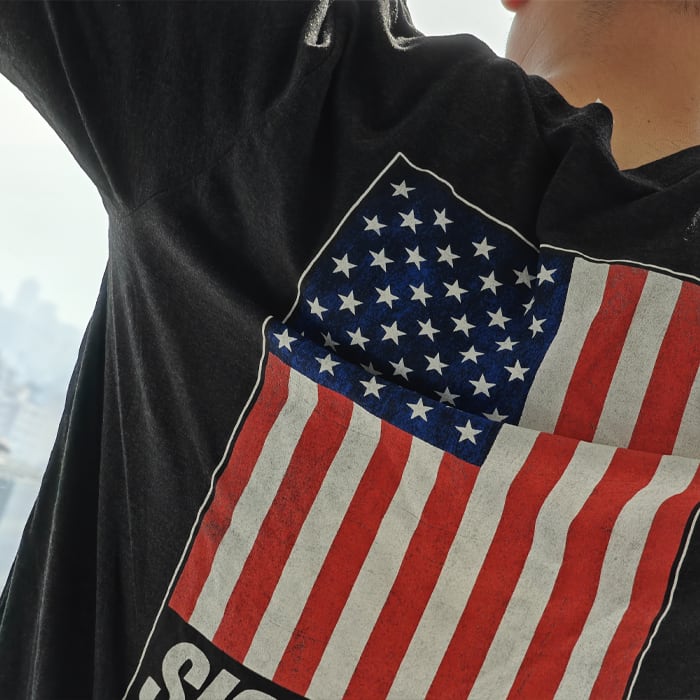 Polera Sig Sauer Charcoal Black Triblend3