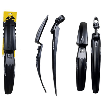 SALPICADERAS SUMMIT DELANTERA Y TRASERA NEGRAS DE 26 A 29