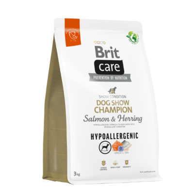 BRIT CARE DOG HYPOALLERGENIC DOG SHOW CHAMPION 3 KG1