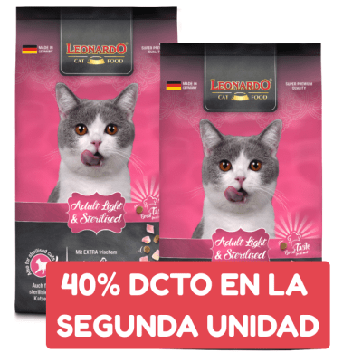 2x Leonardo light 1,8 kg - 2do con 40% dcto1
