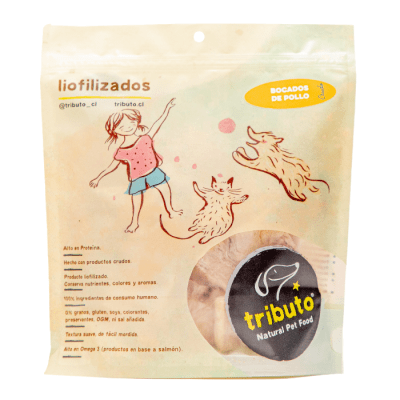 TRIBUTO - CRUDO BOCADOS DE POLLO 100G1