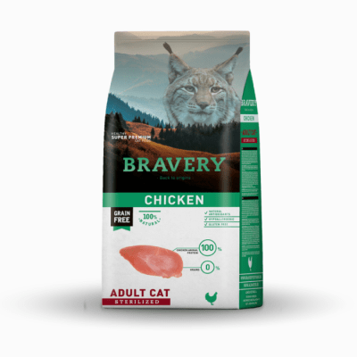 BRAVERY CHICKEN ADULT CAT STERILIZED 2KG1