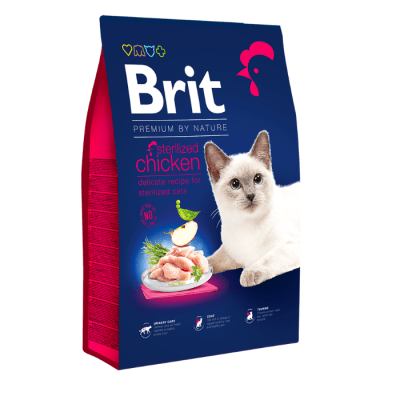 BRIT PREMIUM BY NATURE CAT STERILIZED CHICKEN 1,5 KG1