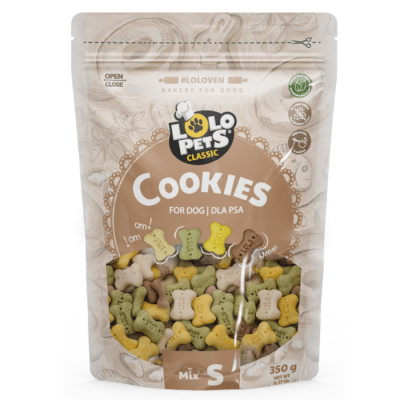 LOLOPETS - GALLETA HUESITO SABORES MIX TALLA S1