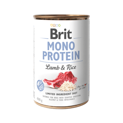 BRIT MONO PROTEIN LAMB & RICE 400g1