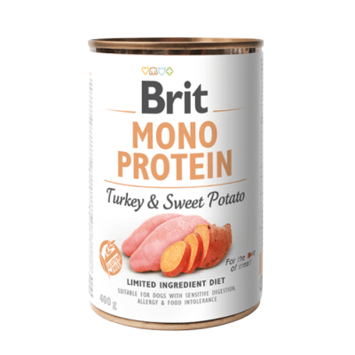 BRIT MONO PROTEIN TURKEY & SWEET POTATO 400g1