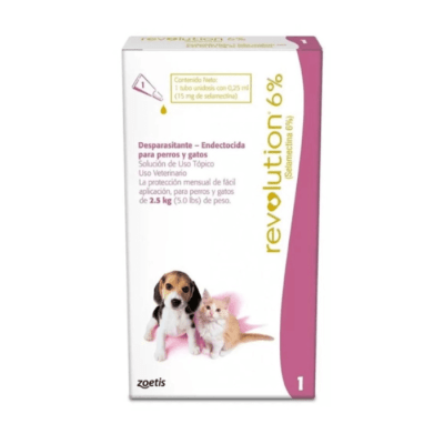 REVOLUTION 6% PIPETA GATO - PERRO 0-2.5 KG1