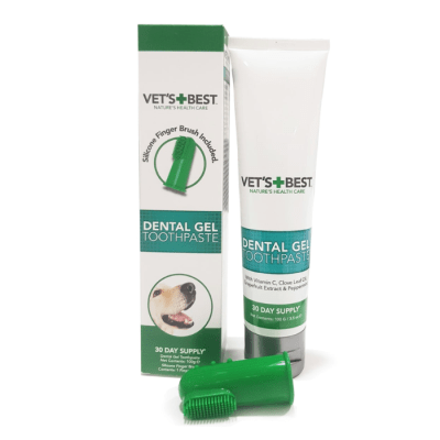 Vet’s Best Gel Dental + Cepillo Dedal 100 ML1