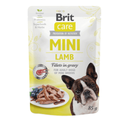 BRIT CARE MINI LAMB FILLETS IN GRAVY 85G