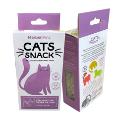 CATS SNACK GALLETA SABOR CAMARON CON HIERBA GATERA 80GR