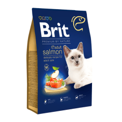 BRIT PREMIUM BY NATURE CAT ADULT SALMON 1,5 KG