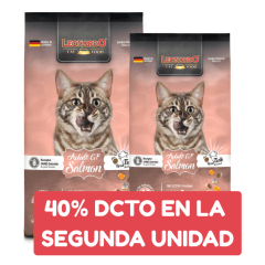 2x Leonardo ADULT GF SALMON 1,8 KG - 2do con 40% dcto