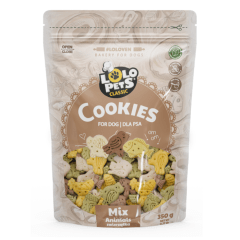 LOLOPETS- GALLETAS ANIMALES MIX SABORES 350 GR
