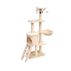 RASCADOR TIPO ARBOL BEIGE GRANDE