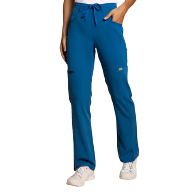 PANTALON MUJER COMFORT AZUL REY1