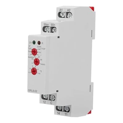 Relé controlador de nivel 24v/240v AC/DC 2 niveles