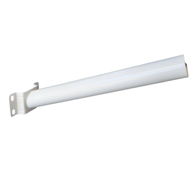 Brazo o soporte metálico para luminaria  L445mm  ø50mm