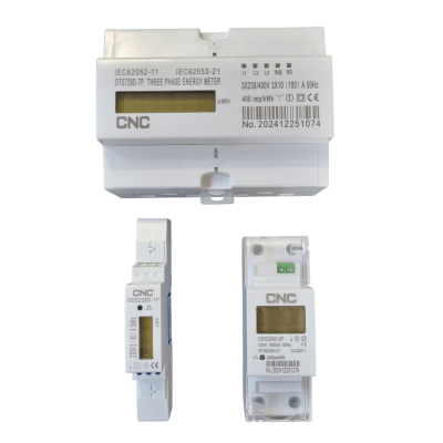 Contador remarcador de Energia Riel Din digital