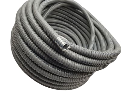 Tubo Metálico Flexible C/pvc x metro