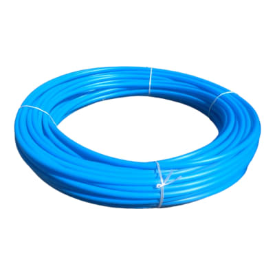 Cañeria Plansa Polietileno Azul  Rol.100mts