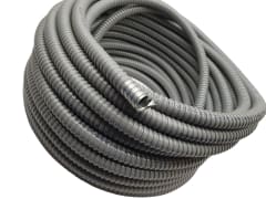 Tubo Metálico Flexible C/pvc x metro