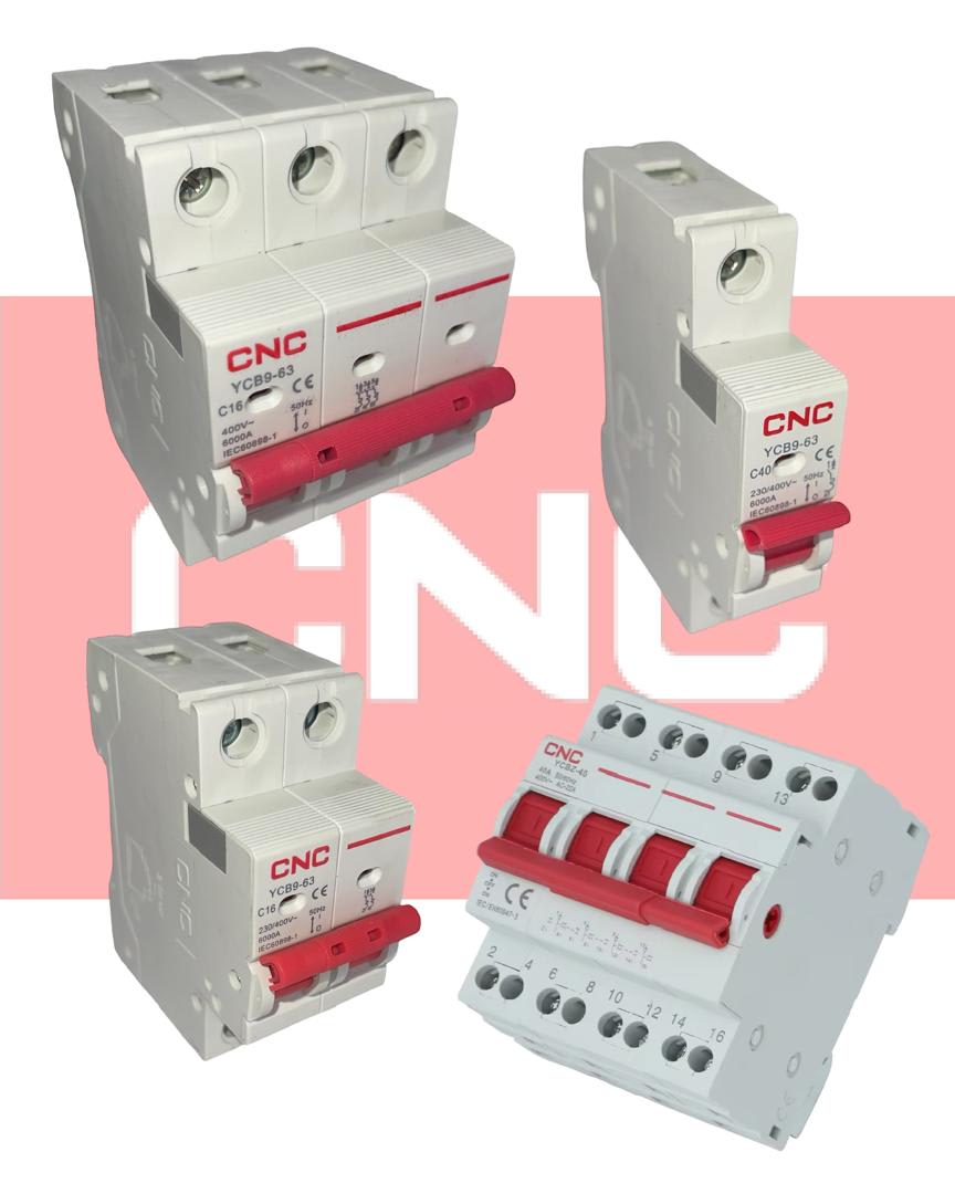 Interruptor Automático Riel Din Curva C CNC1