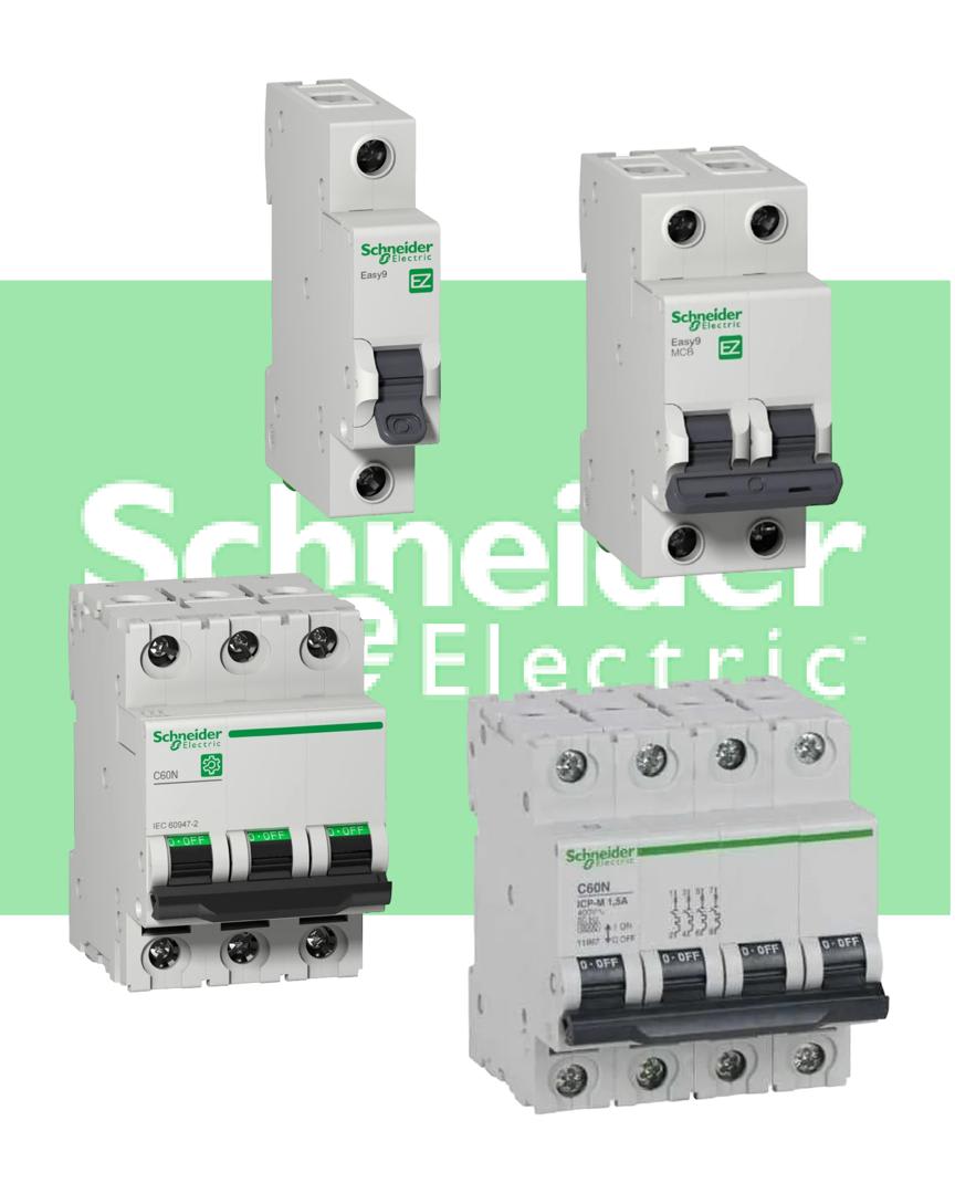 Interruptor Automático Riel Din Curva C SCHNEIDER1