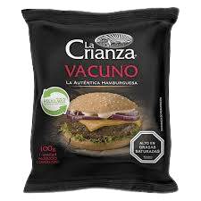 HAMBURGUESA VACUNO LA CRIANZA 100G1