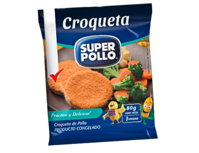 CROQUETA DE POLLO SUPER POLLO 80 GR1