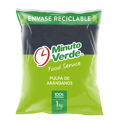 PULPA DE ARANDANOS MINUTO VERDE 1 KG1