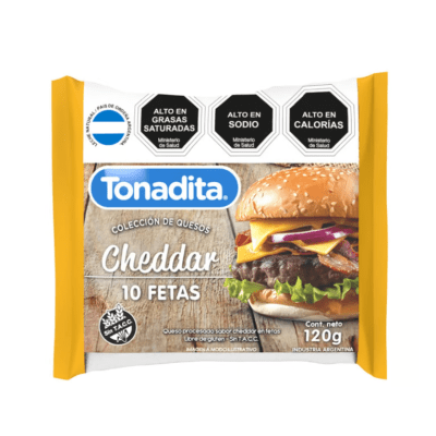 QUESO CHEDDAR LAMINADO 120G1