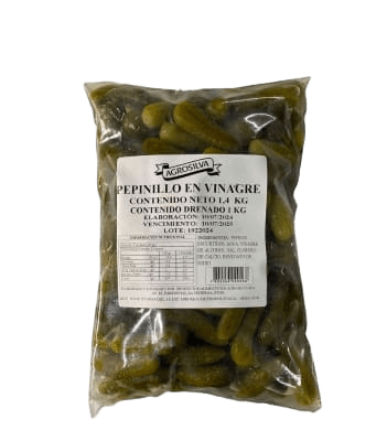 PEPINILLO EN VINAGRE AGROSILVA 1KG1