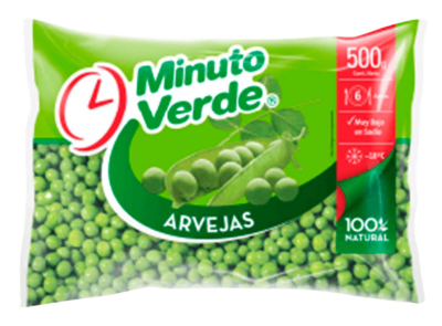 ARVEJAS MINUTO VERDE 500 GR1