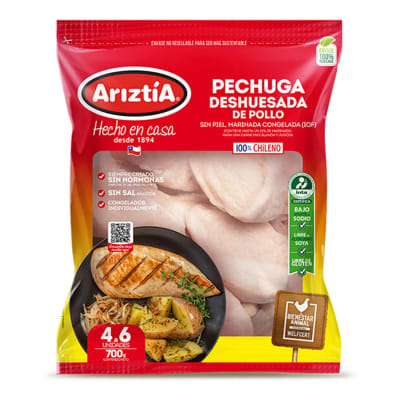 PECHUGA DESH. DE POLLO ARIZTIA 700G1
