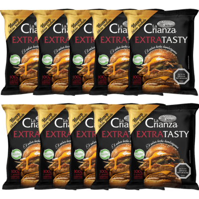 PACK HAMBURGUESA LA CRIANZA EXTRA TASTY X101