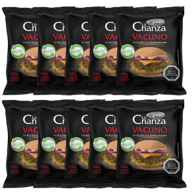 PACK HAMBURGUESA LA CRIANZA VACUNO X101