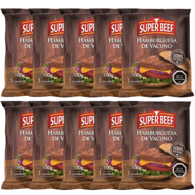PACK HAMBURGUESA SUPER BEEF 10X1
