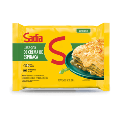 LASAGNA CREMA ESPINACA 600G SADIA1