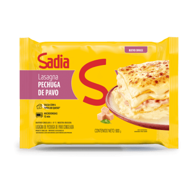 LASAGNA PECHUGA PAVO SADIA 600G1
