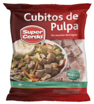 CUBOS DE PULPA SUPER CERDO 500 GR1