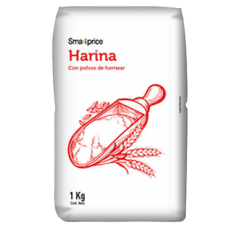 HARINA CON POLVOS DE HORNEAR SMARTPRICE 1KG