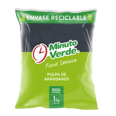 PULPA DE ARANDANOS MINUTO VERDE 1 KG