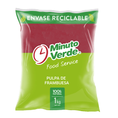 PULPA FRAMBUESA MINUTO VERDE 1KG