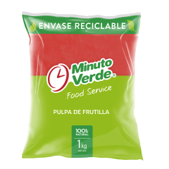 PULPA FRUTILLA MINUTO VERDE 1 KG