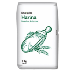 HARINA SMARTPRICE SIN POLVOS DE HORNEAR 1KG