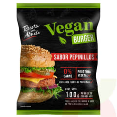 VEGAN BURGUER PEPINILLOS 100G RDA