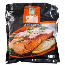 SALMON TROZO CON PIEL 500GRS