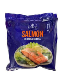 SALMON TROZO CON PIEL 500GRS