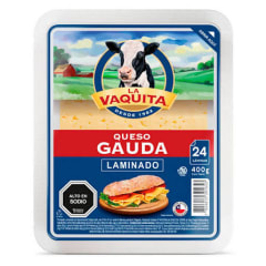 QUESO GAUDA LA VAQUITA 400 GR
